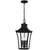 Quentin 4-Light Earth Black Outdoor Hanging Lantern - 4 of 4