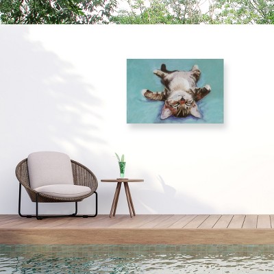 Pat Saunders-White Little Napper Outdoor Canvas Art