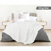 100 Cotton Waffle Blanket, 300 GSM, King Size 90x108 Inch, Soft Breathable for All Seasons - 2 of 4