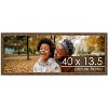 PosterPalooza | Panoramic Textured Gold Picture Frame - UV Acrylic, Foam Board Backing, Hanging Hardware - 2 of 4