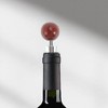 Unique Bargains Bottle Stoppers Aluminum Alloy TPR Wood 3.54"x0.79"x0.79" 1 Pc - 2 of 3