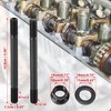 Unique Bargains Cylinder Head Stud Kit Replacement for Nissan RB25 RB25DET 2.5L and RB20 RB20DET 2.0L Black 14 Set - 2 of 4
