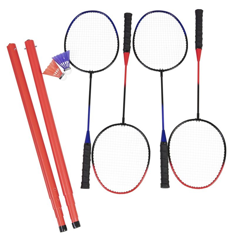 Zume Games Patriotic Portable Badminton Lawn Sports Set, 5 of 12