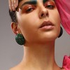 Women's The Mirror Stud Earrings - Emerald Green - 3 of 4