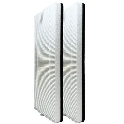 Nispira True HEPA Filter Replacement Compatible with Membrane Solutions MS18 Air Purifier Tower 2 Packs