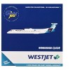 Bombardier Q400 Commercial Aircraft "WestJet" (C-FOEN) White with Blue Tail 1/400 Diecast Model Airplane by GeminiJets - 3 of 3