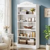 Hommoo 73 Inch Tall 5-Shelf Bookcase White - 4 of 4