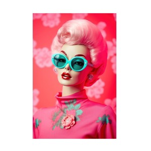 Canvas Wall Art - Treechild   'Oh Barbie No 1' Wall Art for Living Room, Bedroom, or Office Décor by Trademark Fine Art - 1 of 4
