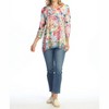 Women's Meadows Print Chiffon Contrast Tunic - Jess & Jane - 2 of 3