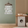 Farmlyn Creek Rustic Hanging Wall Decor, Lessons from The Laundry Room Sign (11.8 x 19.7 in) - 2 of 4