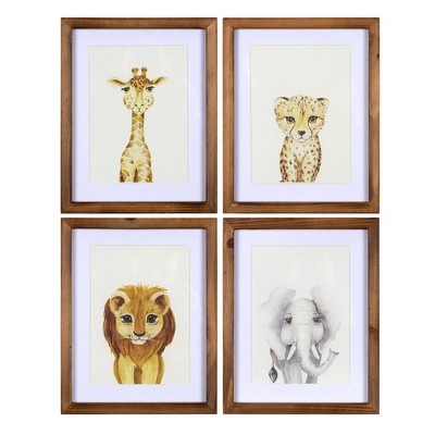 Safari Animals Wall Art Set - Stratton Home Décor