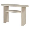 Whisen Elegant Minimalist Console Table with Rounded Edges and Sturdy Shelf - 4 of 4