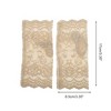 Unique Bargains Women's Floral Thin Sunblock Fingerless Gloves 1 Pair - 3 of 4