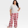 Women's Flannel Pajama Pants - Auden™ - 3 of 3