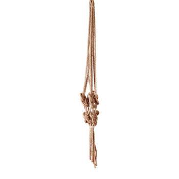 Primitive Planters Natural Jute 30 in. H Knotted Plant Hanger (Pack of 12)