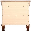 Passion Furniture Triton 3-Drawer Cappuccino Nightstand (27 in. H x 26 in. W x 17 in. D) - 4 of 4
