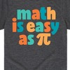 Boys' - Instant Message - Math Is Easy As Pi Short Sleeve Graphic T-Shirt - 2 of 4