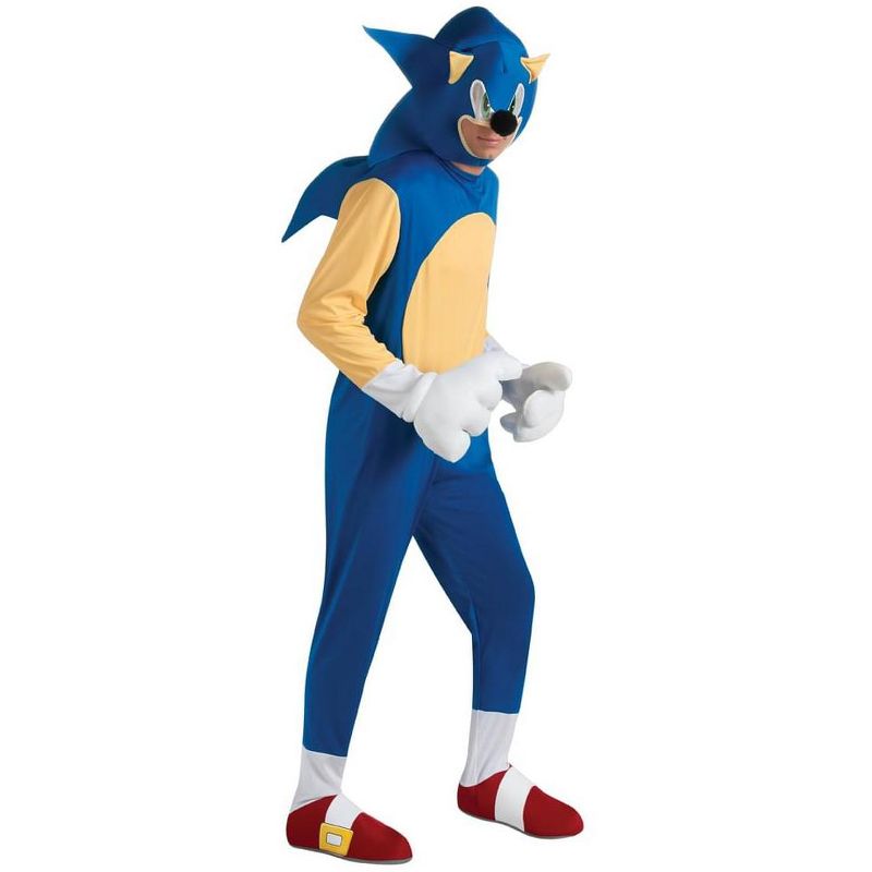 Deluxe Sonic The Hedgehog Costume Adult, 1 of 2