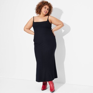 Women's Ribbed Maxi Slip Dress - Wild Fable™ - 1 of 3