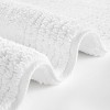 SEVOBAL Bathroom Rugs Bath Mat Rug Home Decor Carpet Shower Mat Home Decor for Bathtub Side Floor Shower Room Bathroom, White, 44"*24"*0.75" - 4 of 4