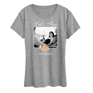 Women's - The White Lotus - Let's Fun Short Sleeve Graphic T-Shirt - 1 of 4