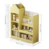 Kids Wooden Toy Storage Organizer,Toddlers Bookshelf with Storage Cubbies and 2 Baskets Bins,Children Multi Shelf Cubby-Baofuwish - 4 of 4