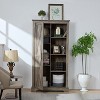 Free Standing Storage Cabinet for Dining Room, Buffet Cabinet with Barn Doors, Open and Hidden Shelves, Quality Hardware, Wine Bar Cabinet - 2 of 4
