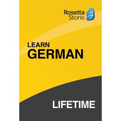 Rosetta Stone Lifetime German (Hardcover)