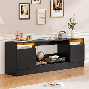 Garvee TV Stand, Center Cabinet with Storage Place for TV Up to 75", Modern Entertainment Center with Storage Cabinet - 1 of 4