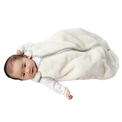 baby deedee Sleep Nest Teddy Wearable Blanket - Ivory - L