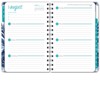 Global Printed Products Hardcover AY 2025-2026 Fashion Planner - 5.5"x8" (Blue Bloom) - 3 of 4
