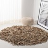 Leather Shag LSG601 Handwoven Rugs - Safavieh - 2 of 3