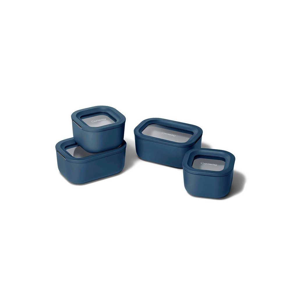 Photos - Food Container Caraway Home 9pc Mini Food Storage Set Navy 