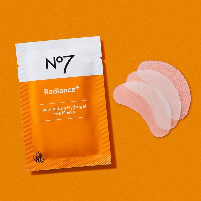 No7 Radiance and Illuminating Hydrogel Eye Treatment Masks - 5ct, 2 of 9