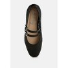 Warena Pin Buckle Strapped Ballerinas Women - 4 of 4