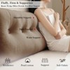 Bekrvio Wedge Headboard Pillow - Triangular Design, PP Cotton Filled, Soft Fabric Cover - Back Support Backrest for Reading - 2 of 4