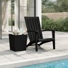 vidaXL Garden Adirondack Chair Black Polypropylene (PP) Standard - 2 of 4