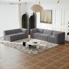 106" Chenille Modular L-Shaped Sectional Sofa, 5-Piece Oversized Floor Couch Set, No Assembly, Free Combination for Living Room & Bedroom - 3 of 4