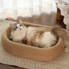 Large space sisal cat scratching board cat bed, one-piece enlarged and widened wear-resistant and non-chipping cat scratching basin with cat ball toy - 3 of 4