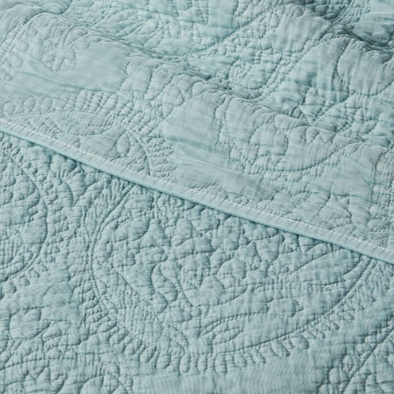 Garment Washed Paisley Stitch Quilt - Threshold™, 5 of 6