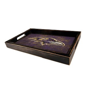 NFL Baltimore Ravens Distressed tray - 1 of 3