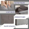 CAVINAS Modern Single Sofa Corduroy Upholstered Lounge Chairs Couch with Support Pillow for Apartment - 4 of 4