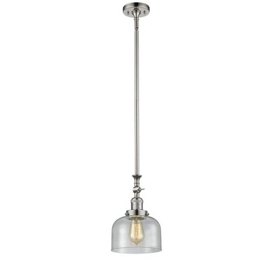 Bell - 1 Light Stem Hung Tiltable Mini Pendant In Industrial Style-14 Inches Tall and 8 Inches Wide