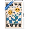 Trends International Smile Face - Love Flowers Framed Wall Poster Prints - 3 of 4