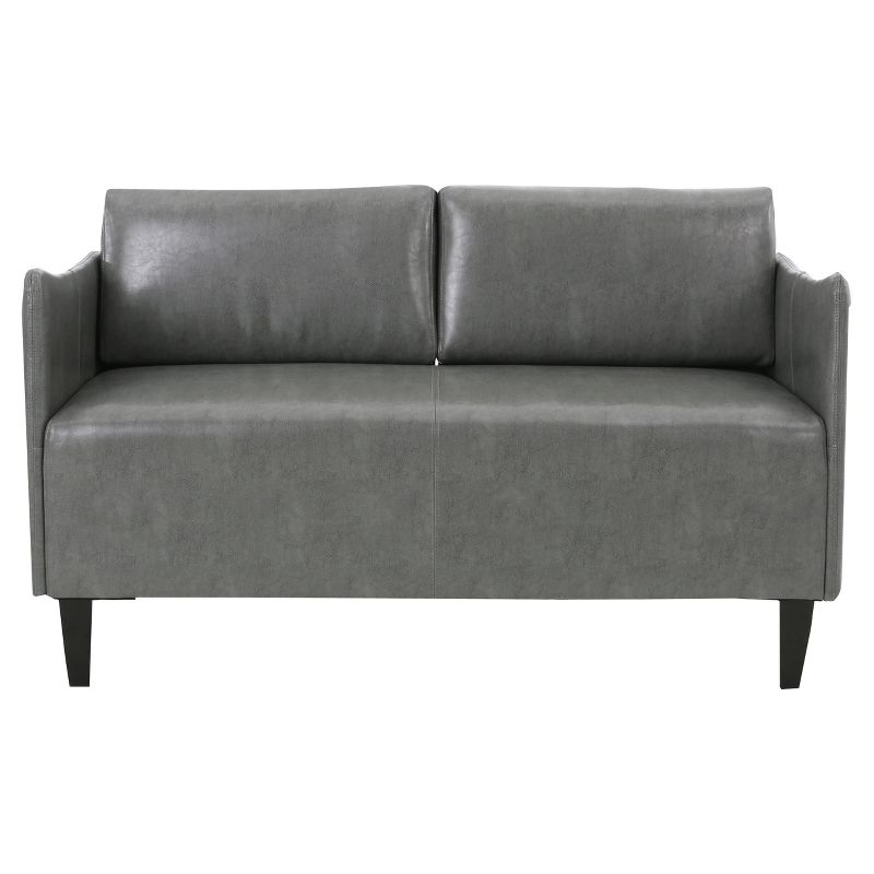 Nyx Upholstered Loveseat Gray - Christopher Knight Home, 1 of 6