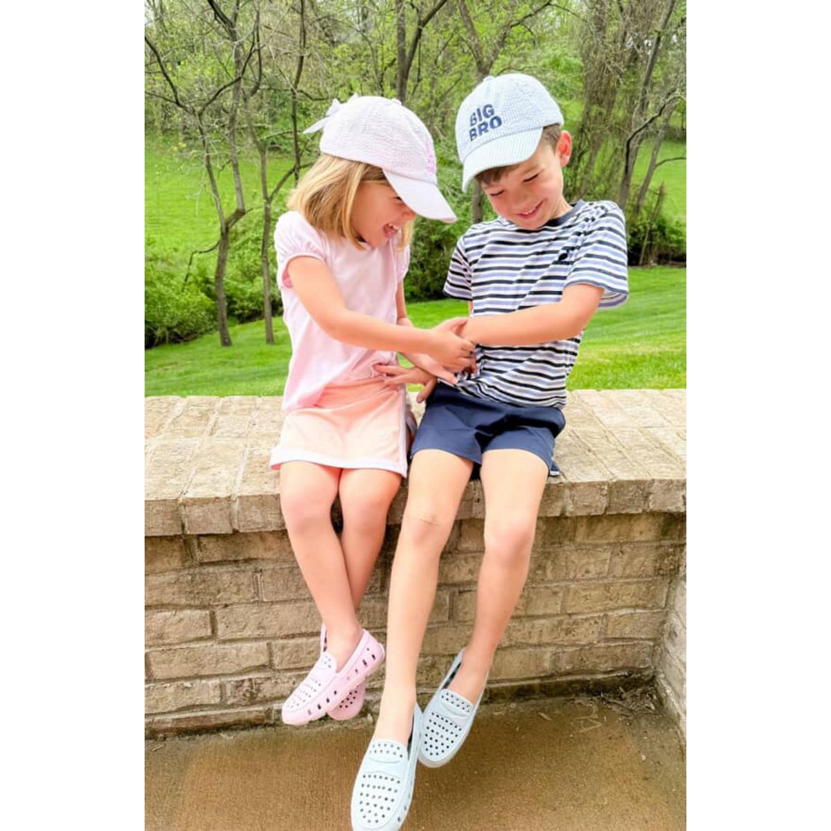 Bits & Bows Boys' Big Bro Baseball Hat - thumbnail 3