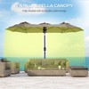 XINGHANZHENXUAN Double-Sided Patio Umbrella, Large Outdoor Market Umbrella for Garden, Pool & Deck - 4 of 4