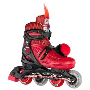 Crazy Skates Trolls Size Adjustable Inline Skates - Featuring Poppy From The Trolls Move - 1 of 4