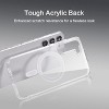 Reiko Magnetic Wireless Charging TPU Bumper Case For Samsung S 23 Plus In Clear - image 2 of 4