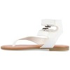 Journee Collection Womens Kyle Ankle Wrap Low Block Heel Sandals - 2 of 4